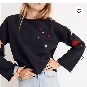 Madewell Black Star Sweater